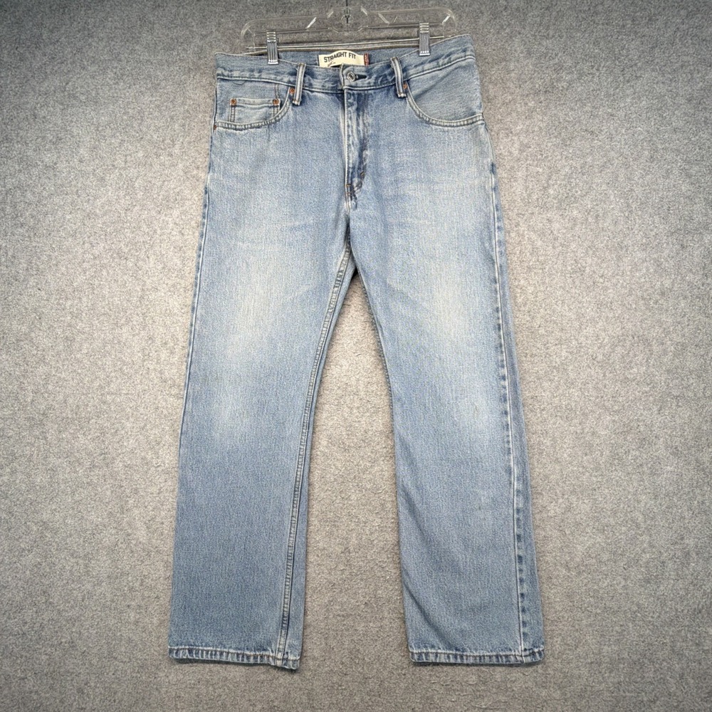 Vintage Levi's 505 Jeans Men's 33x30 (Fits 32x29) Light Wash Denim Y2K